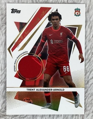 2021/22 Trent Alexander Arnold Player Worn Patch Liverpool Topps Team Set - Image 1 of 2