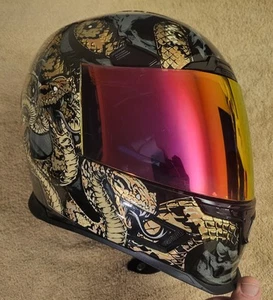 Icon Airframe Pro Cottonmouth Motorcycle Helmet - Medium - Foto 1 di 13