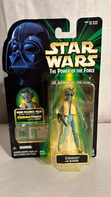 1999 孩之宝星球大战原力力量格雷多带爆破人偶密封!! — 第 1/4 张图片