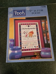 "P" Is For Pooh Kreuzstichmuster Leisure Arts #3089 Faltblatt - Bild 1 von 2