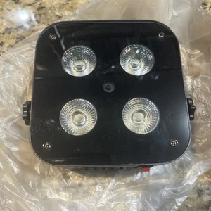 Rechargeable Par Light RGBWA+UV Battery Powered Wireless DMX APP 4LED DJ Uplight - Picture 1 of 5