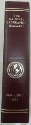National Geographic Jan–June 1982 | VG+ Vintage Set | 6 Issues + Slipcase - Image 1 of 4
