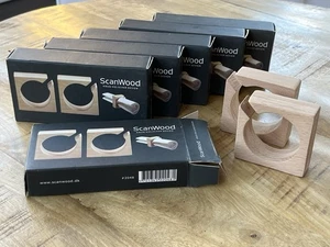 Scanwood 12 skandinavische Serviettenringe aus Holz Knud Holscher Design, moderner Stil - Bild 1 von 8