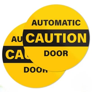 Für Stanley Besam Dorma Automatik Schwenk Schiebetür Vorsicht Aufkleber/Sticker - Bild 1 von 1
