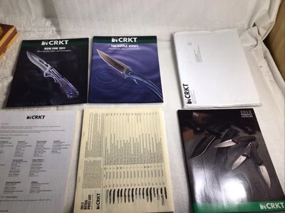 Colección de catálogos de cuchillos CrKt incluyendo cubierta de diseño Ken Onion Foto 1 de 4