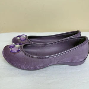 Crocs Lily Holiday Bling Women’s Neon Lilac Size 7 – Original Clogs - Picture 1 of 11