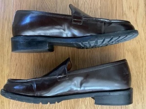 Robert Clergerie braune Leder-HALBSCHUHE DAMENSCHUHE (Größe 7) hergestellt in Frankreich - Bild 1 von 6