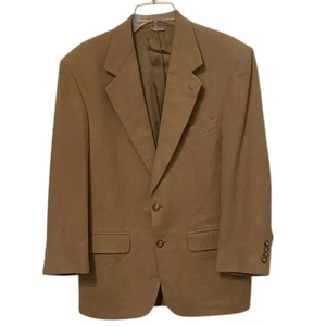 Bill Blass Vintage Camel Hair Blazer Sports Coat Mens Size 40S? Made in USA - Picture 1 of 12