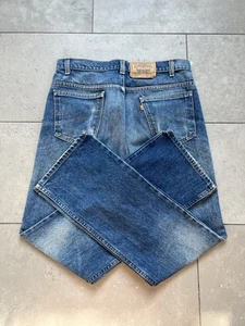 Vintage 90s Levis 517 Orange Tab Faded Stone Wash Bootcut USA Made Jeans 34x31 - Bild 1 von 24