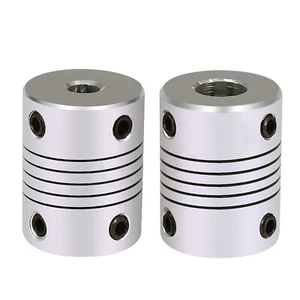 Flexible Shaft Coupling Rigid For CNC Motor 3mm-10mm Shaft Coupler Connector - Picture 1 of 5