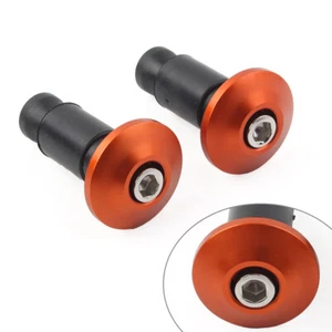 7/8'' Handle Bar End Weights Handlebar Grips Cap Plugs Dirt Bike Motor Orange wi - Bild 1 von 7