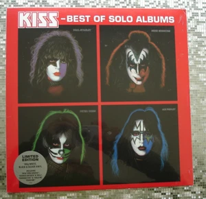 Kiss ~ Best Of Solo Albums ~ SEALED EU IMPORT White, Black ,& Silver Splatter LP - Picture 1 of 13