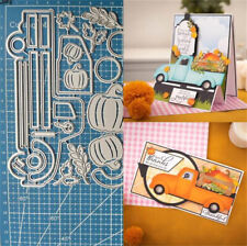 Pumpkin Car Metal Cutting Dies Mold Scrapbook Paper Card Embossing Stencil Craft
