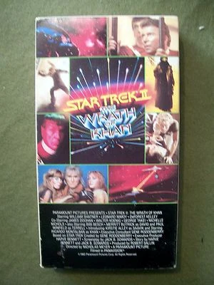 3 Star Trek VHS ~ The Wrath of Khan, The Search for Spock & The Voyage Home  - Image 1 of 4