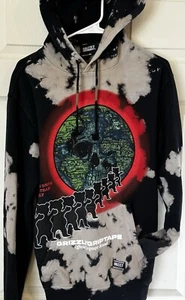Grizzly Griptape Bear XL Hoodie schwarz/grau und mehrfarbig Batik Skateboard - Bild 1 von 6