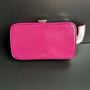 Neu mit Etikett Kate Spade Tonight Crinkle Lack Crossbody himbeere Clutch PXR00278 - Bild 1 von 6