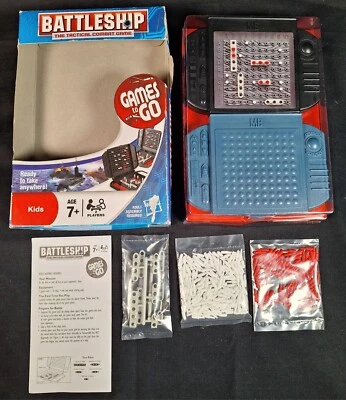 Games to Go-Battleship-The Tactical Combat Game 2010 New And Sealed Contents  - Image 1 of 4