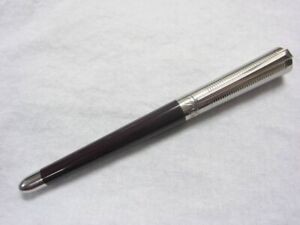 S.T. Dupont Liberte RARE Purple Lacquer & Silver Ballpoint Pen - Excellent Cond.