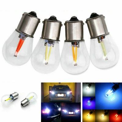 1156 1157 BA15S BAY15D Red White Yellow 2W 4W Turn Signal LED Car Light Bulbs RE - Image 1 of 4