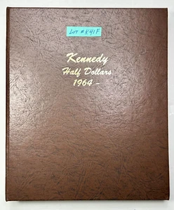 Complete Kennedy Half Dollars Set of 76 UNCIRCULATED Coin 1964-2005 DANSCO ALBUM - Picture 1 of 11