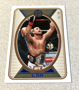 2022 Panini Chronicles Legacy UFC Blue #142 BJ Penn /99