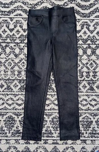 zara black leggings size 6 shiny - Picture 1 of 5
