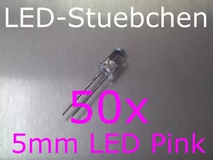 50x 5mm LED Rosa - Imagen 1 de 1