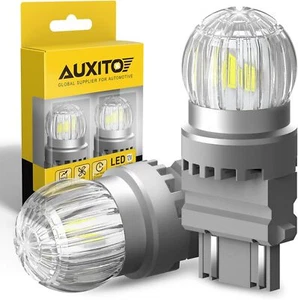 Super Bright 3157 LED Bulb White 3200LM for Tail, Reverse, DRL, Pack of 2 - Picture 1 of 7