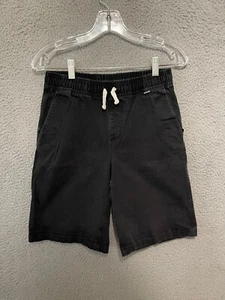 Hurley Youth Boys Shorts Size XL Black Kids Cotton Drawstring - Picture 1 of 5
