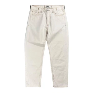 YMC London Ecru Tearaway Men's Ivory  Tapered Denim Jeans Size 32 - Picture 1 of 9