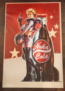 Bethesda Official Nuka Cola Girl 24"x36" Poster Fallout - Picture 1 of 4