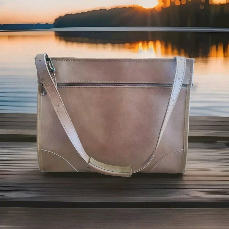 Bolso de fin de semana forrado de plástico Hartmann de colección vinilo/cuero Foto 1 de 4