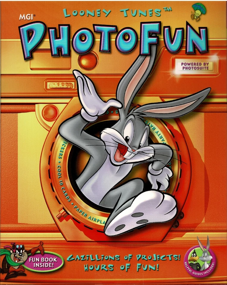 Looney Tunes Photo Fun Pc New In Large Retail Box XP Bugs Bunny Daffe Duck Cool - Image 1 of 2