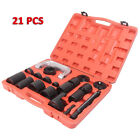21 Pieces Auto Repair Service Remover Ball Joint Press Tool Master Adapter Kit