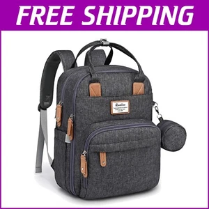 Lightweight Waterproof Diaper Backpack with Multiple Compartments - 25L Capacity - Picture 1 of 11
