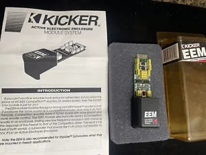 Kicker EEM Electronic Enclosure Module Old School ZR ZX Amplifiers - Picture 1 of 6