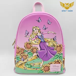 Loungefly Disney Tangled Sunflower Field Mini Rucksack Neu - Bild 1 von 6