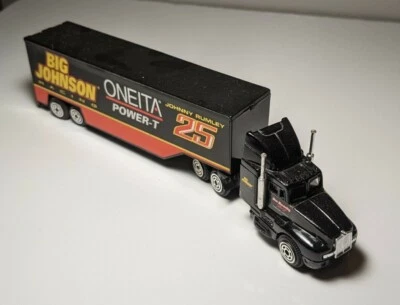 Racing Champions NASCAR #25 Johnny Rumley HO Diecast Big Johnson Kenworth Semi - Image 1 of 4