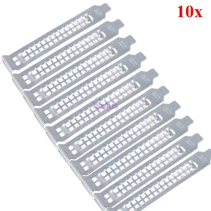 10 PCS of Dell PLT BLNK PCI MET R640 VENTED LF 14G 3WTR9 Plate Cover Fille Blank - Afbeelding 1 van 13
