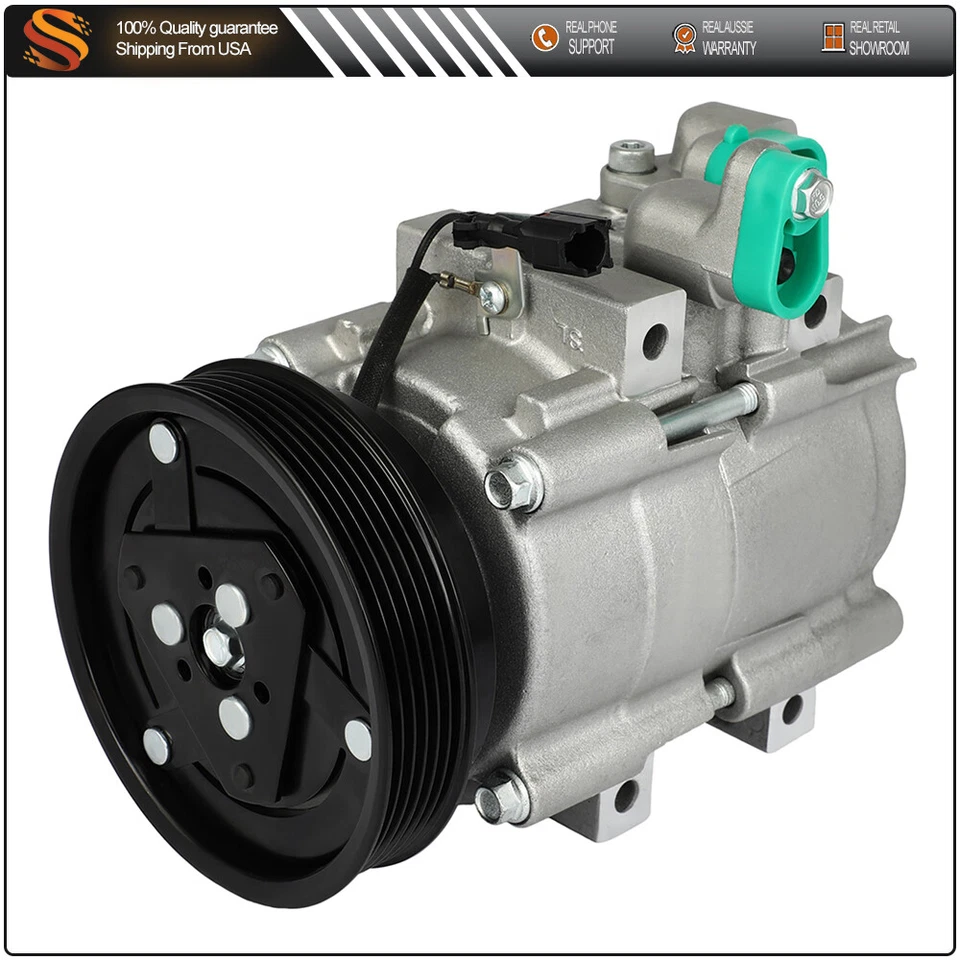 A/C AC Compressor For Hyundai XG350 02-05 For Kia Amanti 2004-2006 3.5L - Image 1 of 4