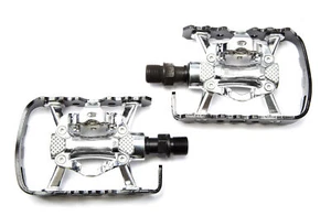 Jobsworth Single Side Clipless SPD-Style Pedals With Cleats - Picture 1 of 4
