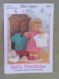 Peter Gregory AK11 13 complete dolls wardrobe / premature babies outfits DK 140 - Picture 1 of 8