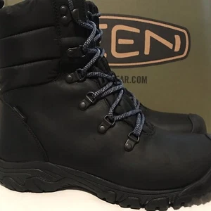 NEW KEEN Women’s Size 9 M Greta Waterproof Insulated Snow Boots 1023606 Black - Picture 1 of 12
