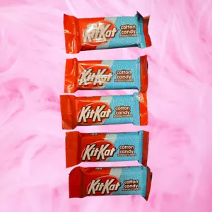 Kit 5 pezzi Kat COTTON CANDY formato snack wafer barre Costco esclusivo *BB 2/2026* - Foto 1 di 2