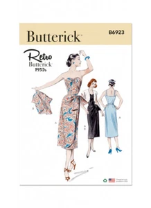 Butterick Sewing Pattern B6923 Misses' Vintage 1950's Dress and Bolero Jacket - Picture 1 of 3