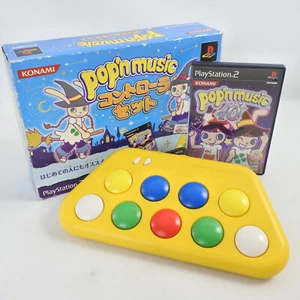 Konami POP'N MUSIC 10 Popn With Controller Boxed RU-050 For Playstation 2 Japan - Picture 1 of 12
