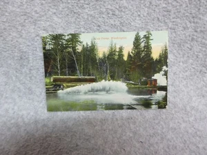 1911 LOG DUMP WASHINGTON Postcard NW LOGGING Sent Vancouver Wa   great Condition - Picture 1 of 2