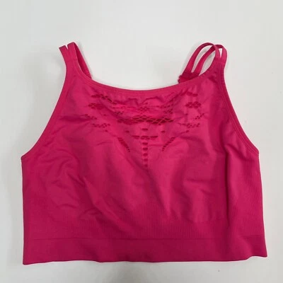 Sujetador Bralette Cacique 18/20 Pull On Cuello Alto Correa Ajustable Elástica Libre de Alambres Foto 1 de 4