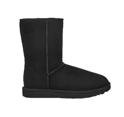 UGG Women's Classic Short Black Boots 5825 Slip On Sued 11 - Image 1 of 4