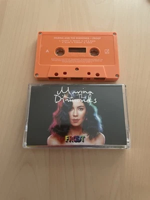 Marina and the Diamonds Froot Orange Colored Cassette Tape 2015 Foto 1 de 4